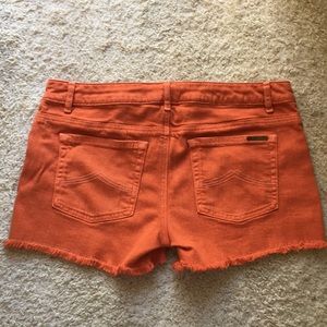 Michael Kors Orange Jean Shorts